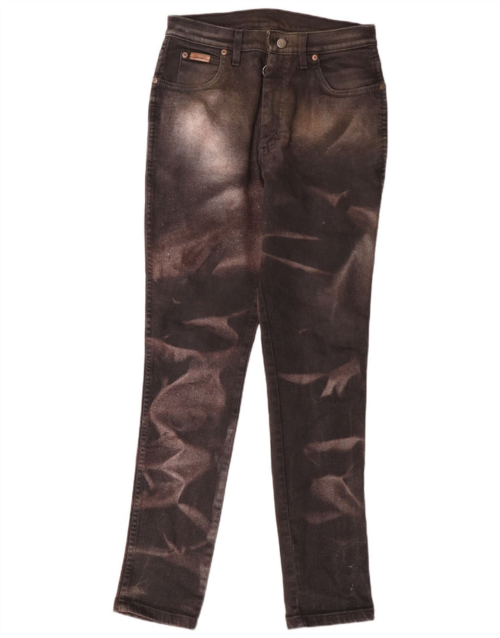 Wrangler Slim Jeans til kvinder W34 L32 Brown Tie Dye
