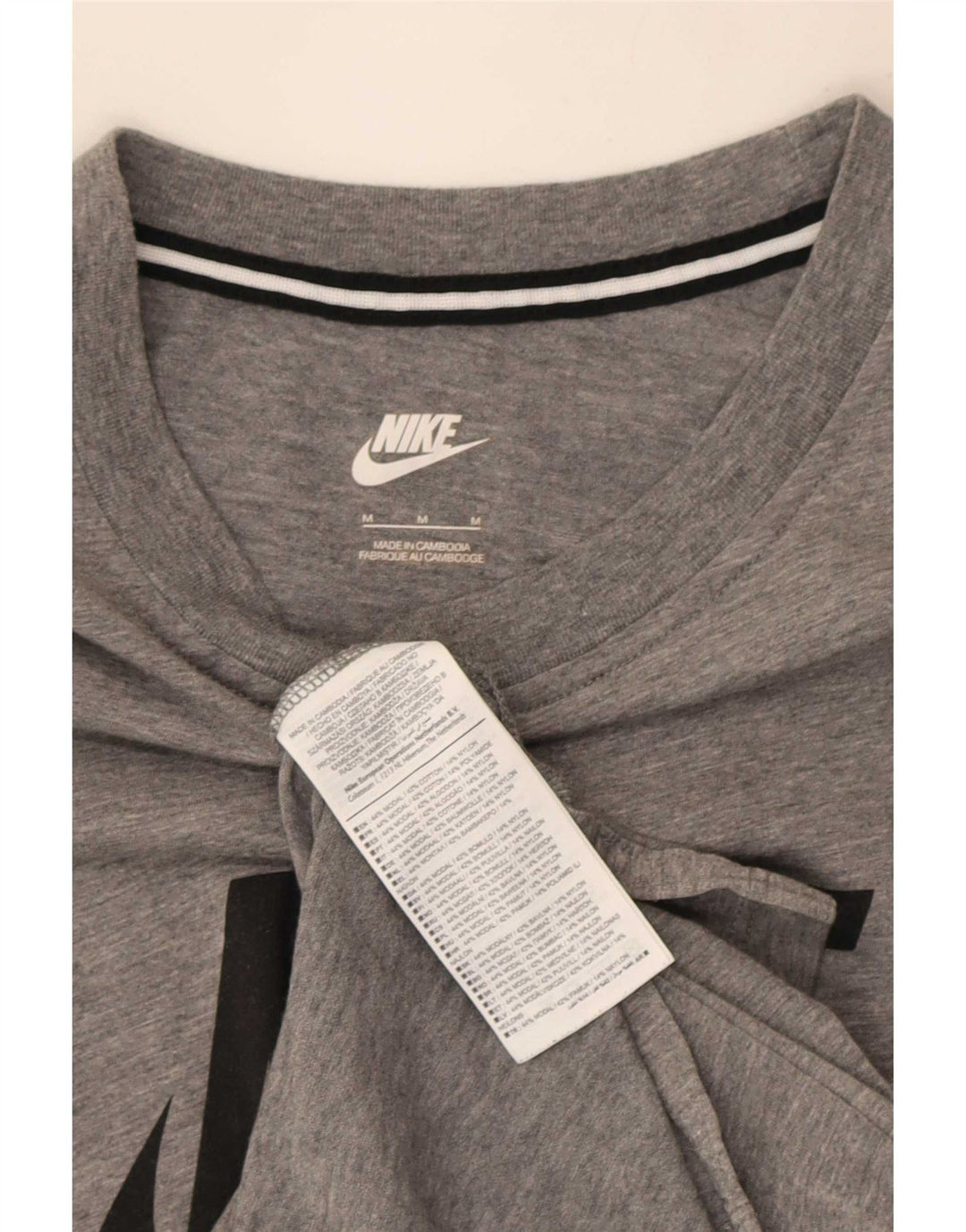 Nike Herre grafisk vest Top Medium Grey Flecked Bomuld