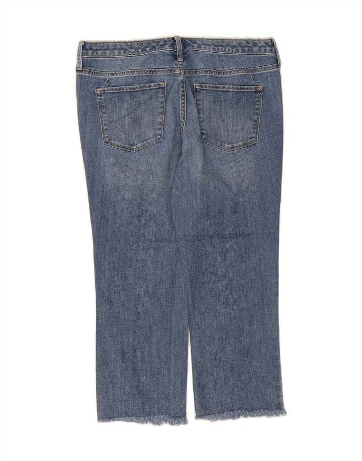 MOSSIMO Womens Straight Mid Rise Cropped Jeans US 6 Medium W28 L23 Blue Vintage Mossimo and Second-Hand Mossimo from Messina Hembry 