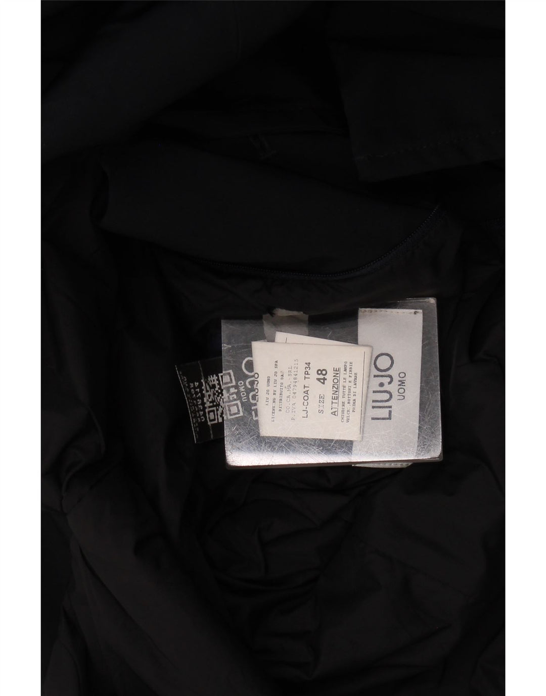 Liu Jo Herre 3-knaps blazerjakke IT 48 Mellem marineblå polyester