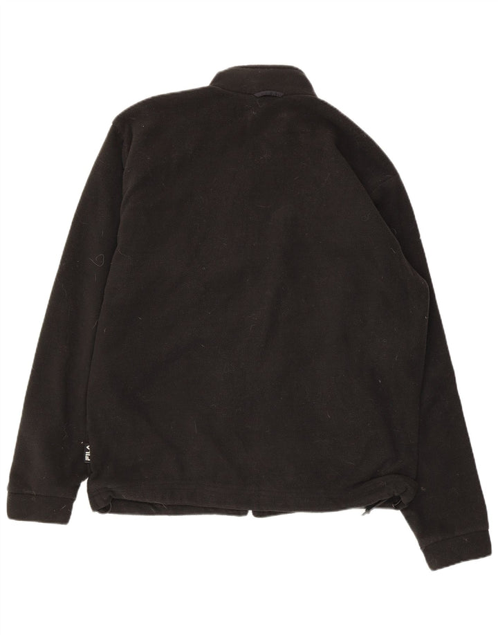 FILA Fleecejakke til mænd UK 40 Stor Sort Polyester