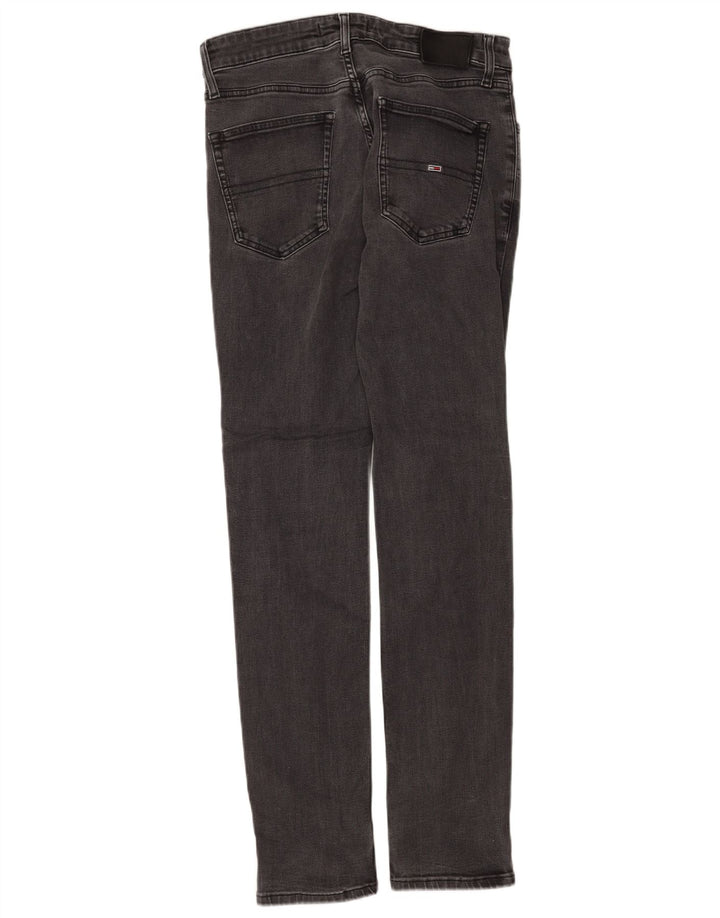 Tommy Hilfiger Dame Slim Jeans W32 L34 Sort Bomuld