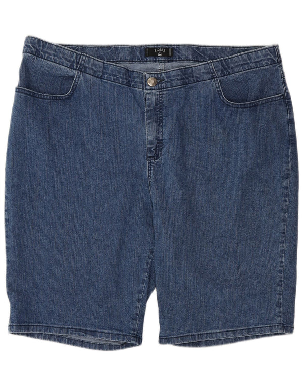 Lee Womens Riders Denim Shorts US 20 3XL W40 Blå Bomuld