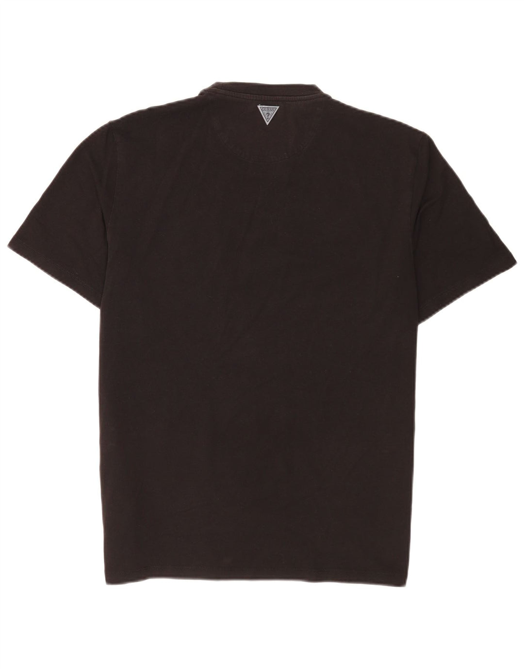 Guess Herre Grafisk T-Shirt Top Medium Sort Bomuld