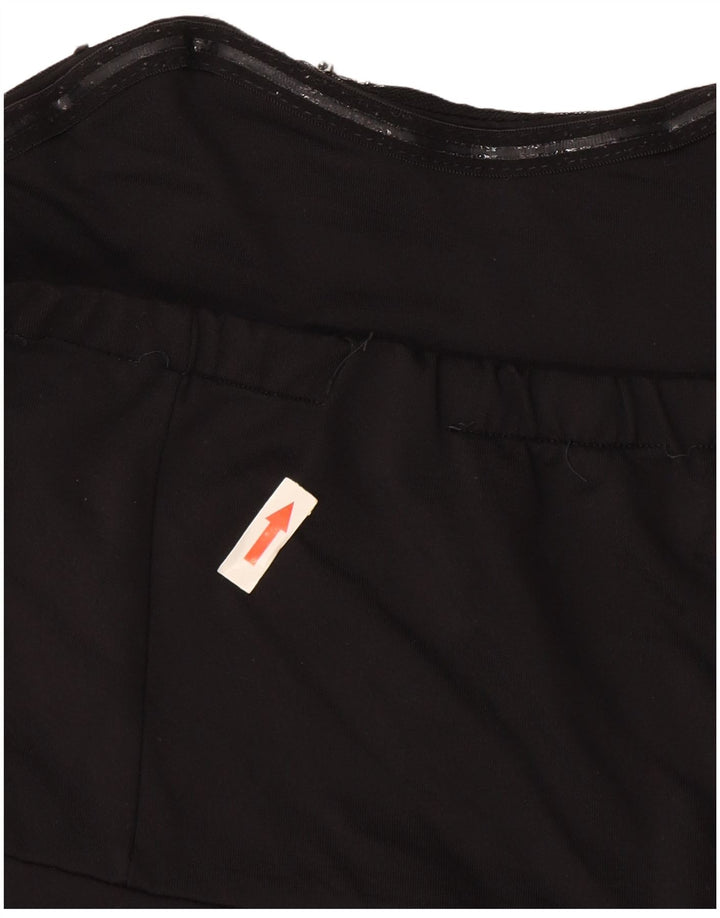 Zara Dame Stropløs Peplum Kjole UK 10 Lille Sort Polyamid