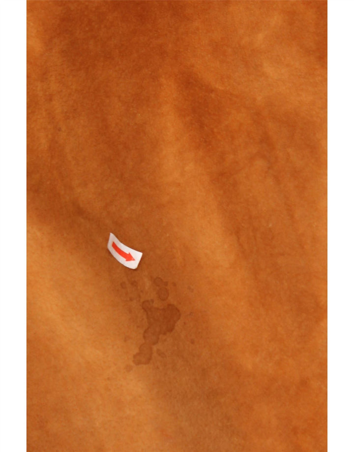 VINTAGE Herre ruskindsjakke EU 54 2XL Brunt Læder