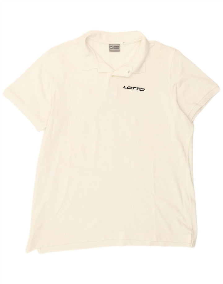 Lotto Herre Polo Shirt 2XL Hvid