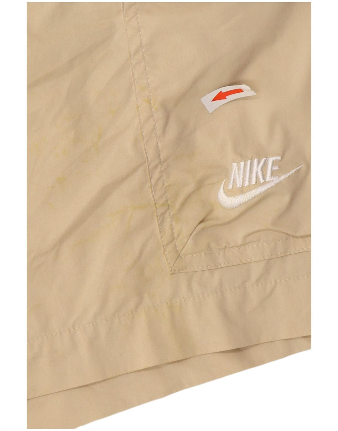 Nike Herre Cargo Shorts Medium W34 Beige Bomuld