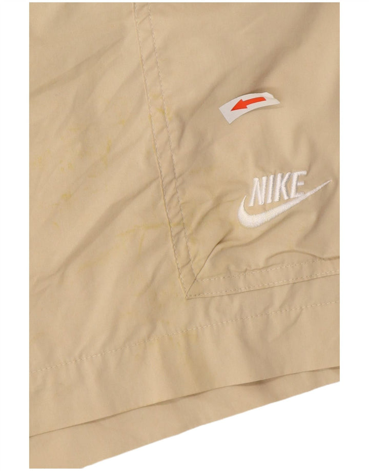 Nike Herre Cargo Shorts Medium W34 Beige Bomuld