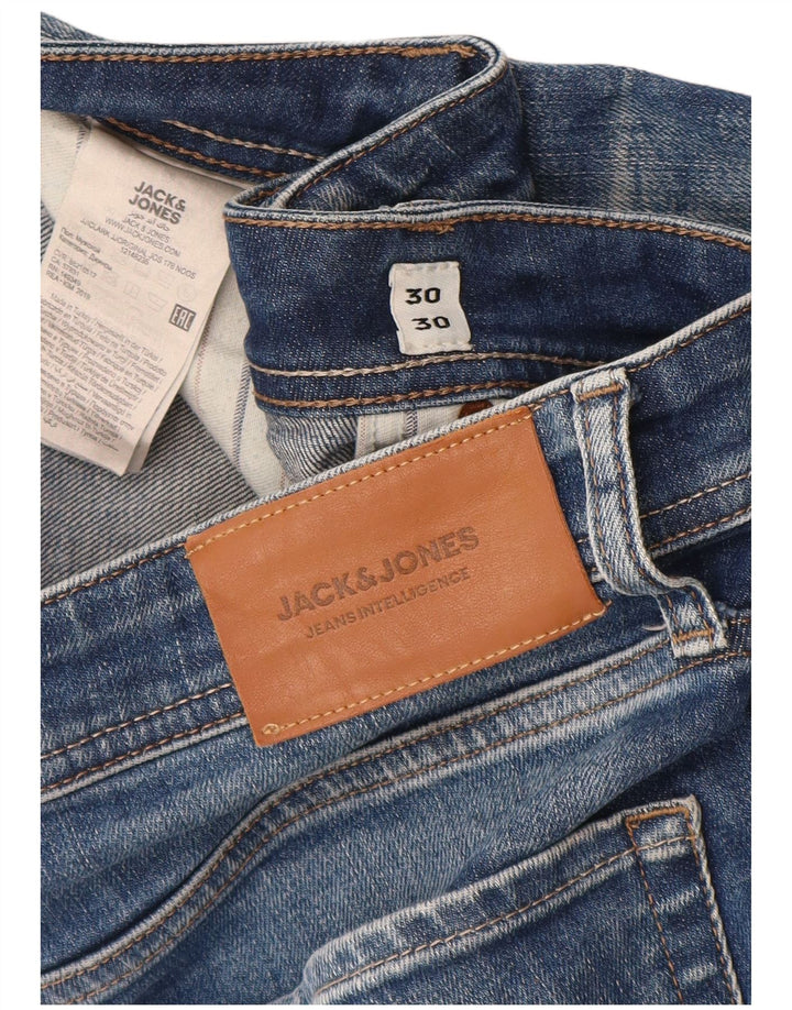 Jack & Jones Herre Slim Jeans W30 L30 Blå Bomuld