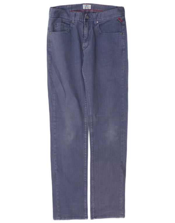 Replay Girls Straight Jeans 11-12 År W26 L28 Blå Bomuld