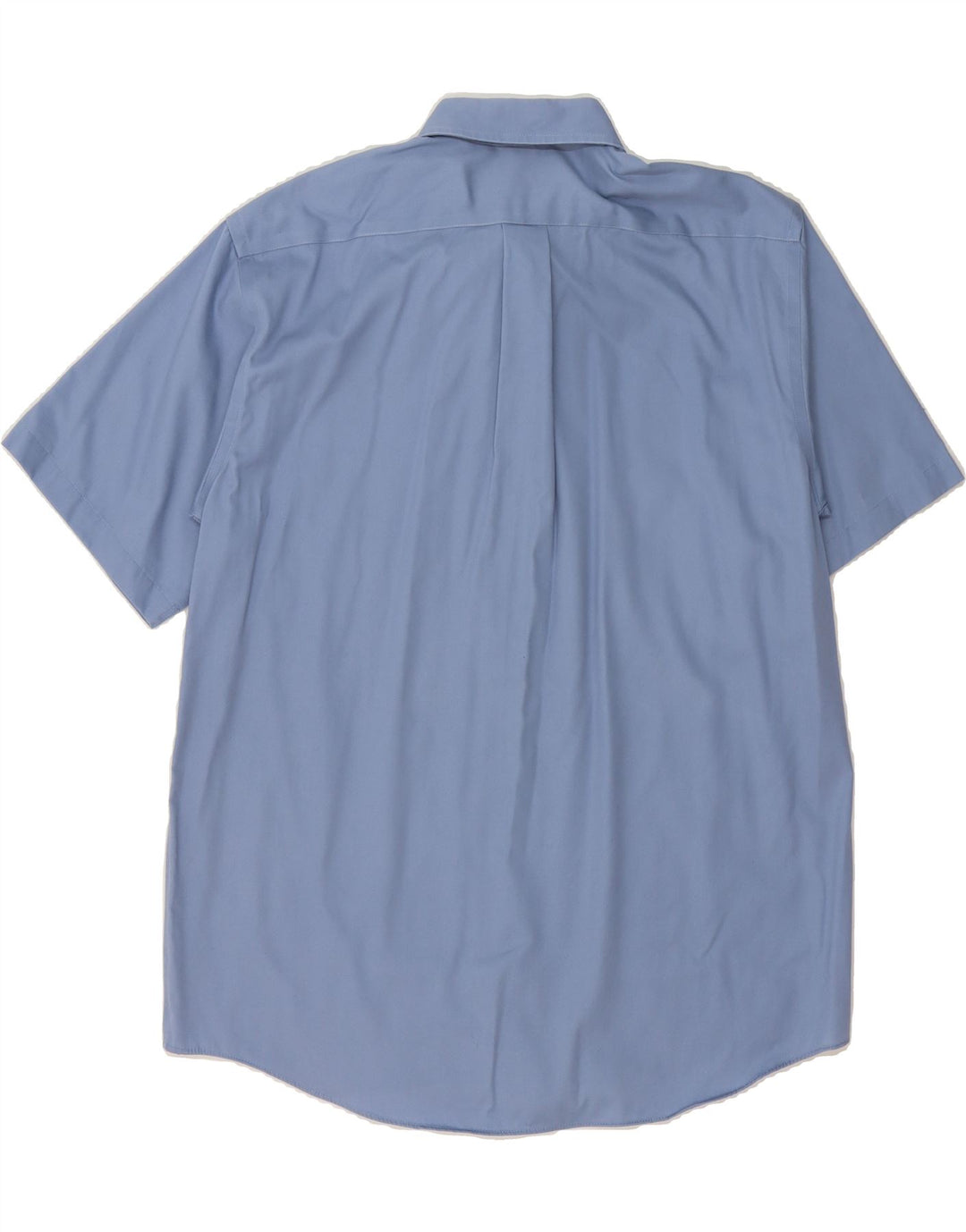L.L.BEAN Mens Short Sleeve Shirt Medium Blue Cotton Vintage L.L.Bean and Second-Hand L.L.Bean from Messina Hembry 