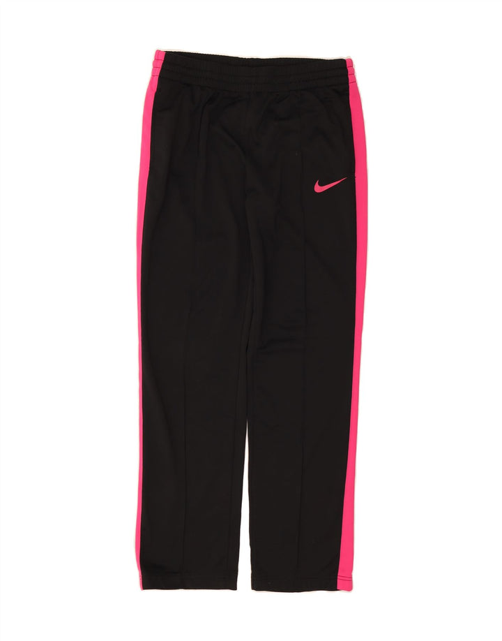 NIKE Womens Tracksuit Trousers UK 16 Large  Black Colourblock Polyester Vintage Nike and Second-Hand Nike from Messina Hembry 