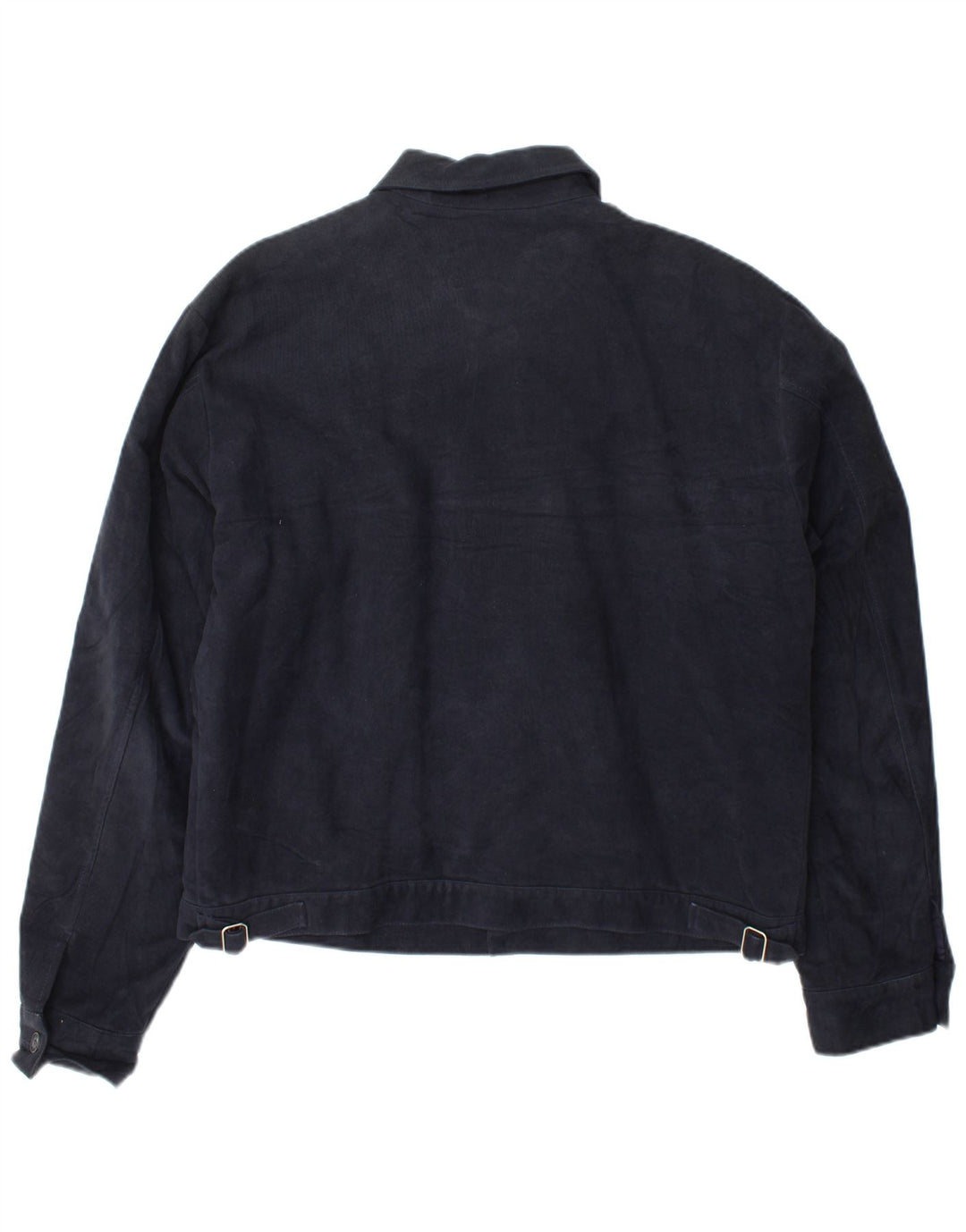 Guess Herre Bomber Jacket UK 40 Large Navy Blue Cotton