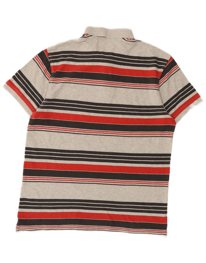 Levi's Standard poloshirt til mænd mellem grå stribet bomuld