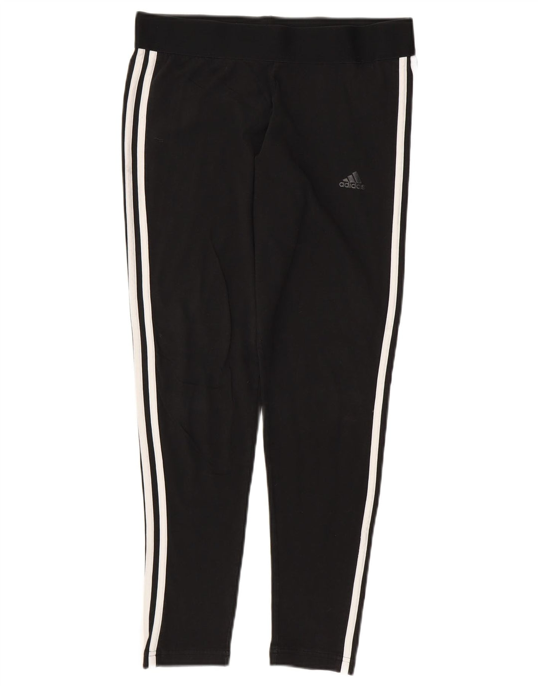 ADIDAS Dame Leggings UK 16/18 Large Black Bomuld