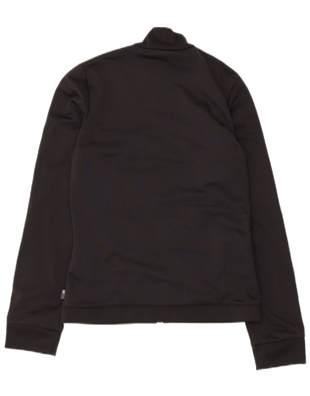 Adidas træningsdragt topjakke til kvinder UK 8 Small Black Colourblock Polyester
