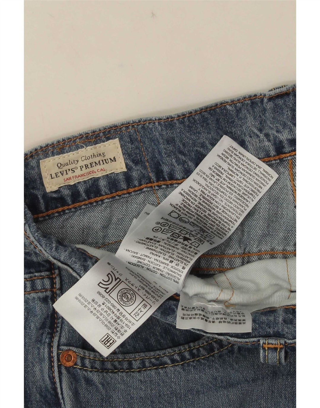 Levi's Dame 511 Slim Jeans W31 L34 Blå Bomuld