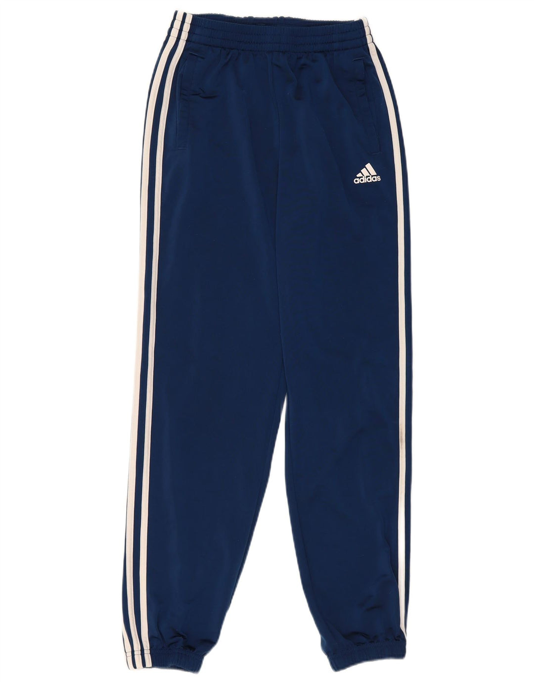 Adidas Drenge Træningsdragt Bukser Joggers 13-14 År Marineblå Polyester