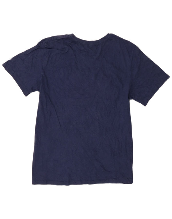 Nike Herre Braves Champions grafisk T-shirt top XL marineblå bomuld