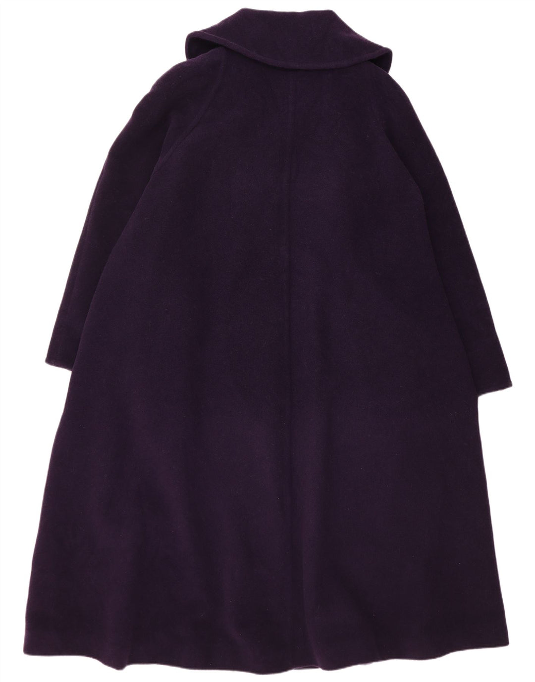 Vintage oversize overfrakke til kvinder UK 14 Large Purple Virgin Wool