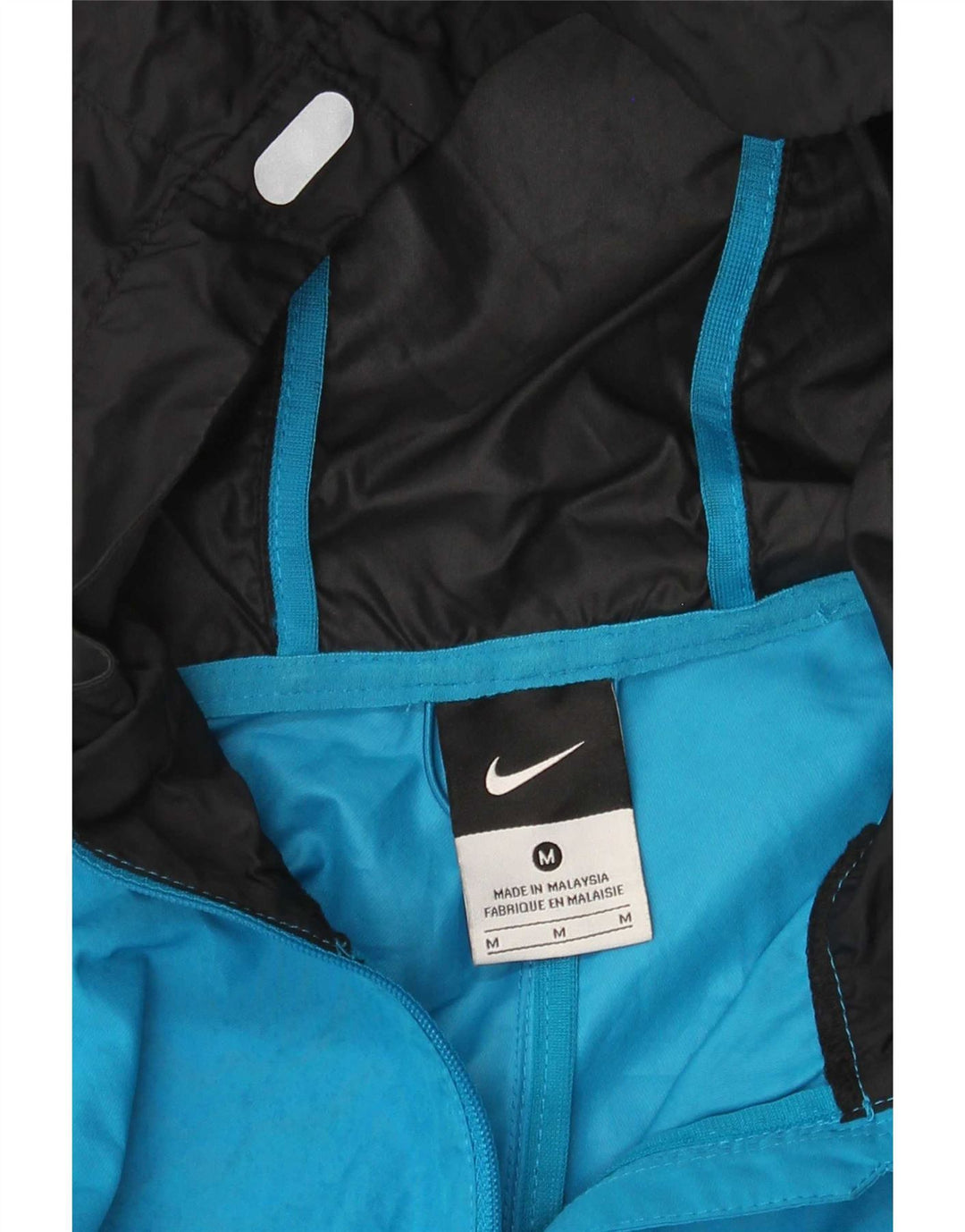 Nike dame træningsdragt med hætte topjakke UK 14 Medium Blue