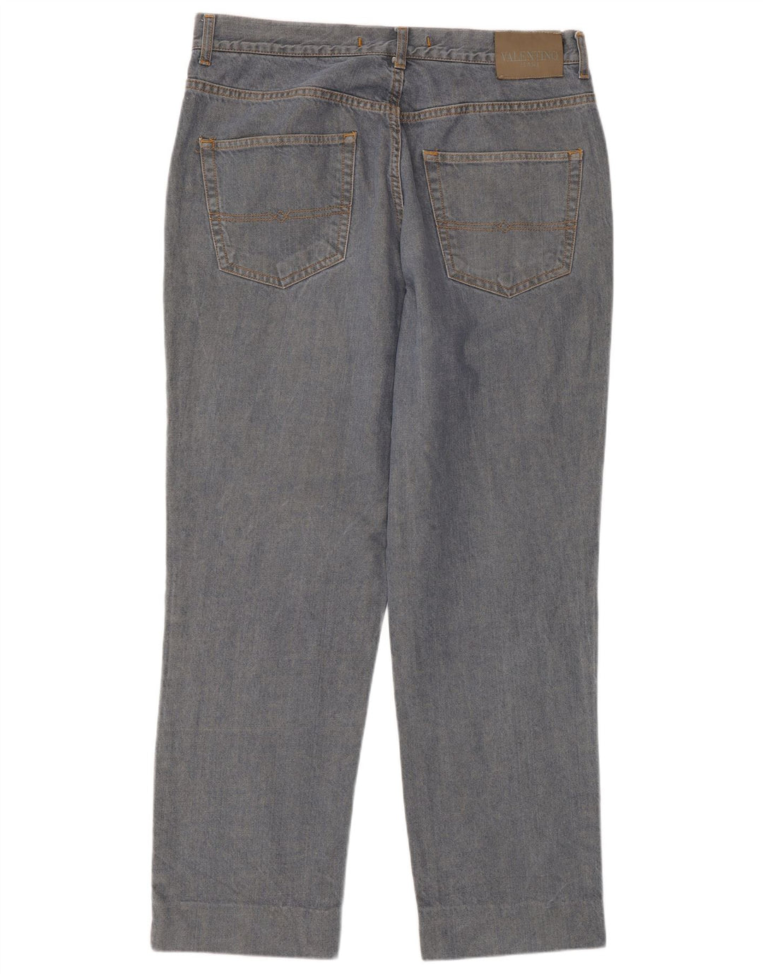 VALENTINO Straight Jeans til mænd W38 L29 Blå