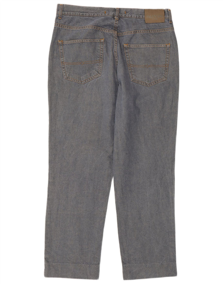 VALENTINO Straight Jeans til mænd W38 L29 Blå