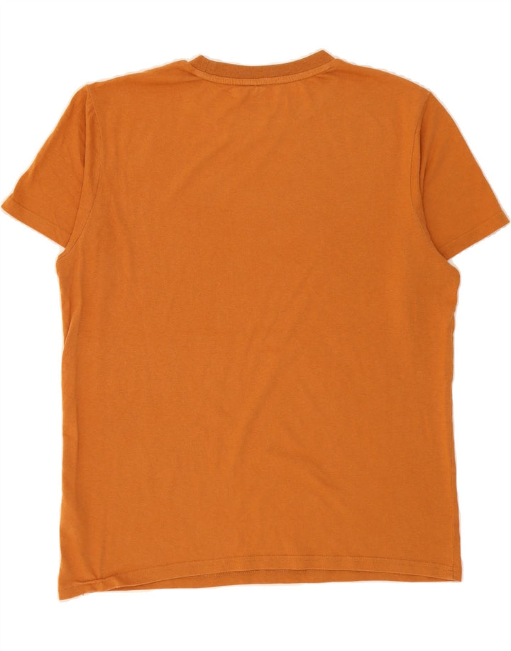 FILA Mens Graphic T-Shirt Top Medium Orange Cotton Vintage Fila and Second-Hand Fila from Messina Hembry 