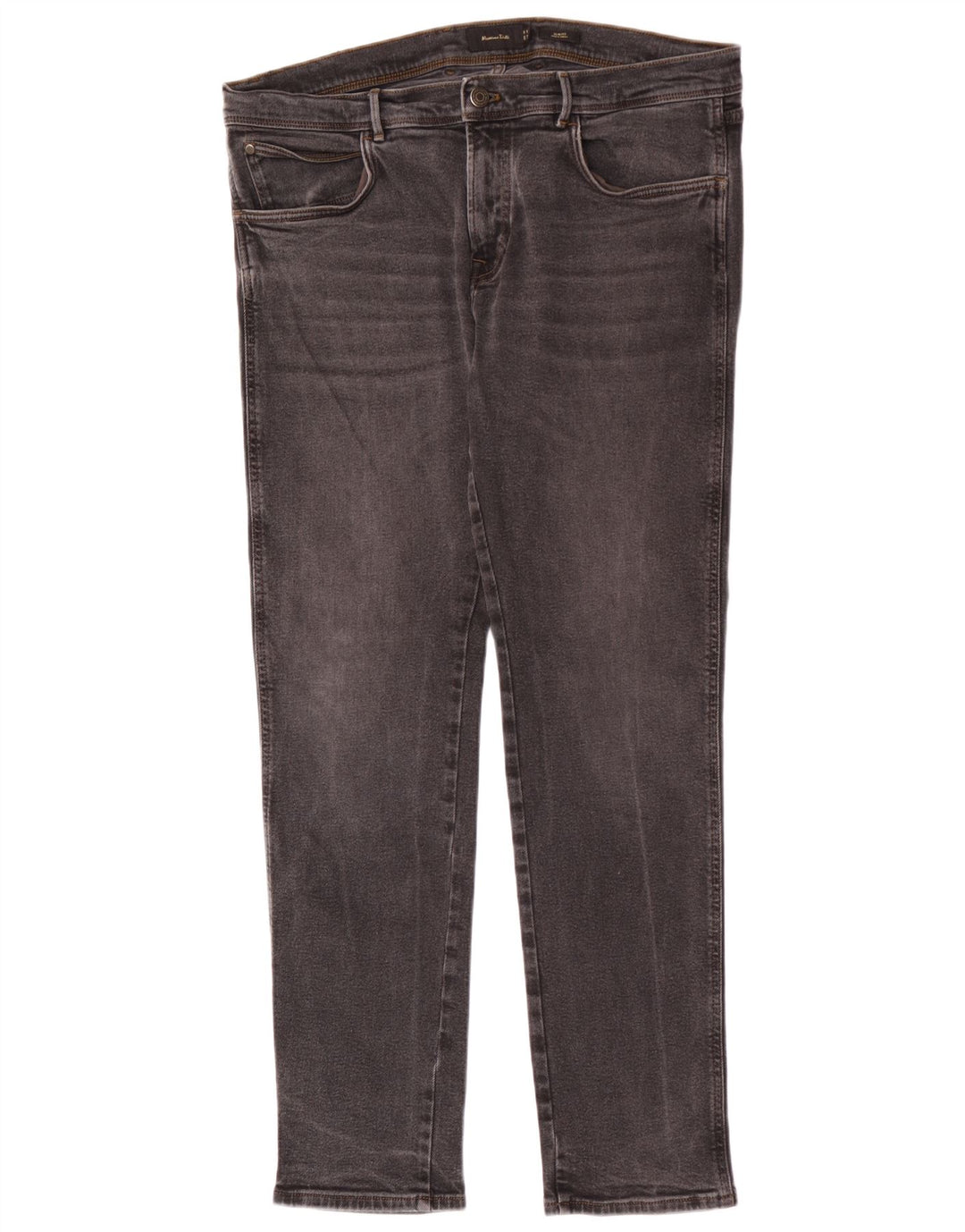 Massimo Dutti Herre Slim Jeans EU 46 XL W36 L32 Grå Bomuld