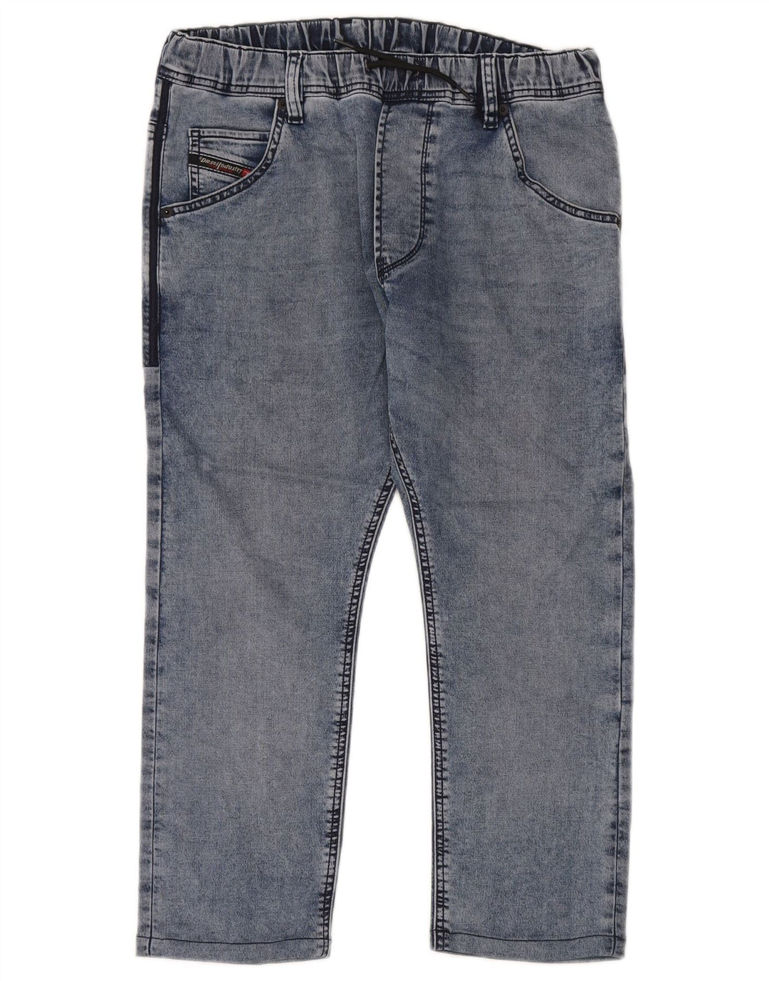 DIESEL Drenge Capri Jeans 15-16 År W32 L23 Blå Lyocell