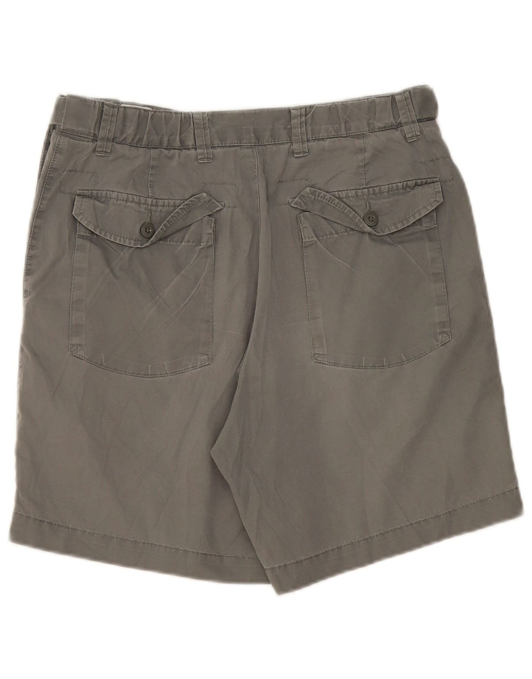 Marks & Spencer Chino Shorts til mænd W32 mellemgrå bomuld