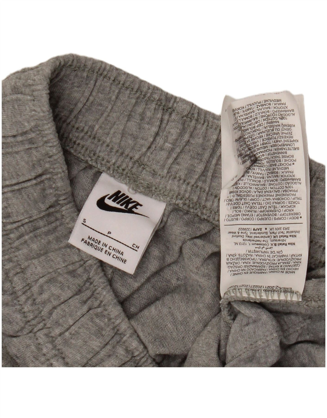 Nike Sportsshorts til mænd, små grå bomuld