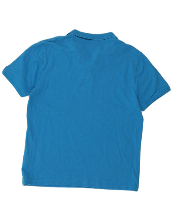 Penguin herre poloshirt XL blå bomuld