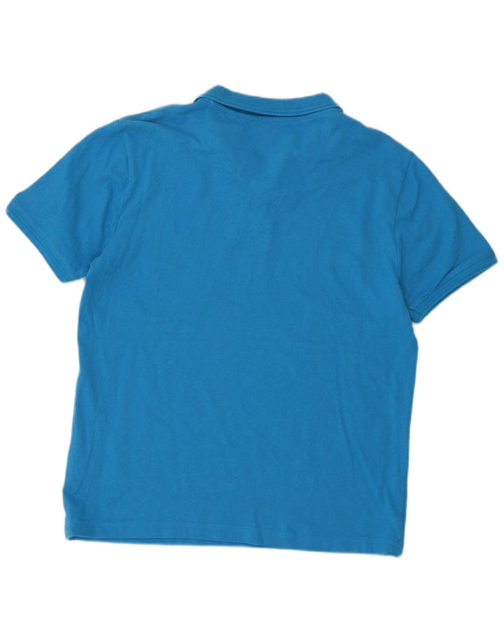 Penguin herre poloshirt XL blå bomuld