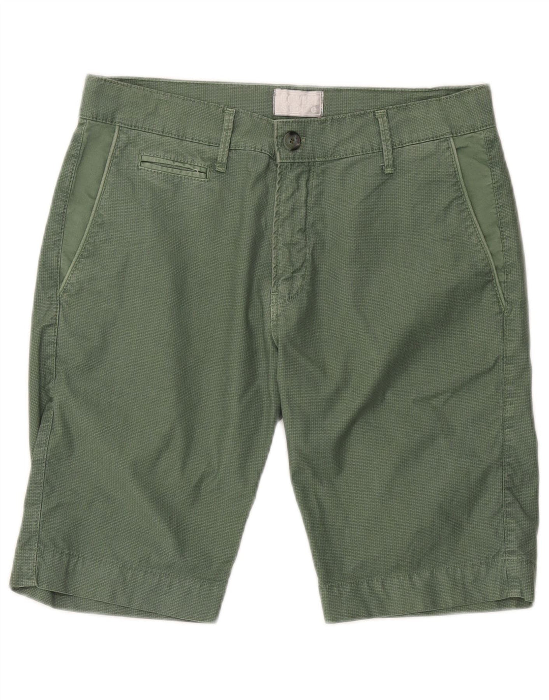 Coveri Herre Chino Shorts IT 48 Medium W32 Grøn Bomuld