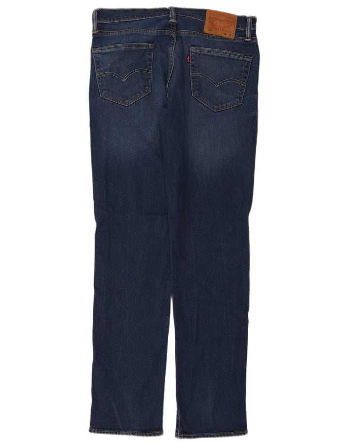 Levi's Herre 511 Slim Jeans W34 L34 Blå Bomuld