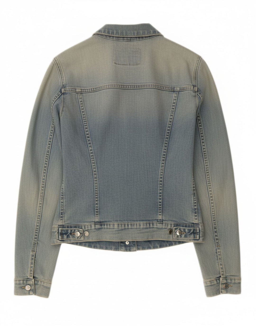 GAS Womens Denim Jacket UK 10 Small Blue Cotton