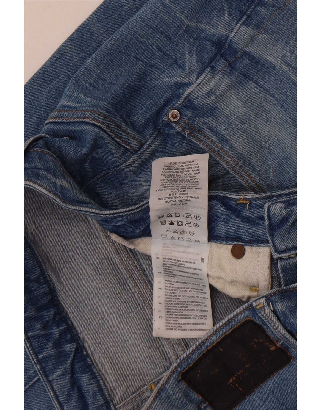 G-Star Womens Arc Slim Jeans W26 L31 blå bomuld