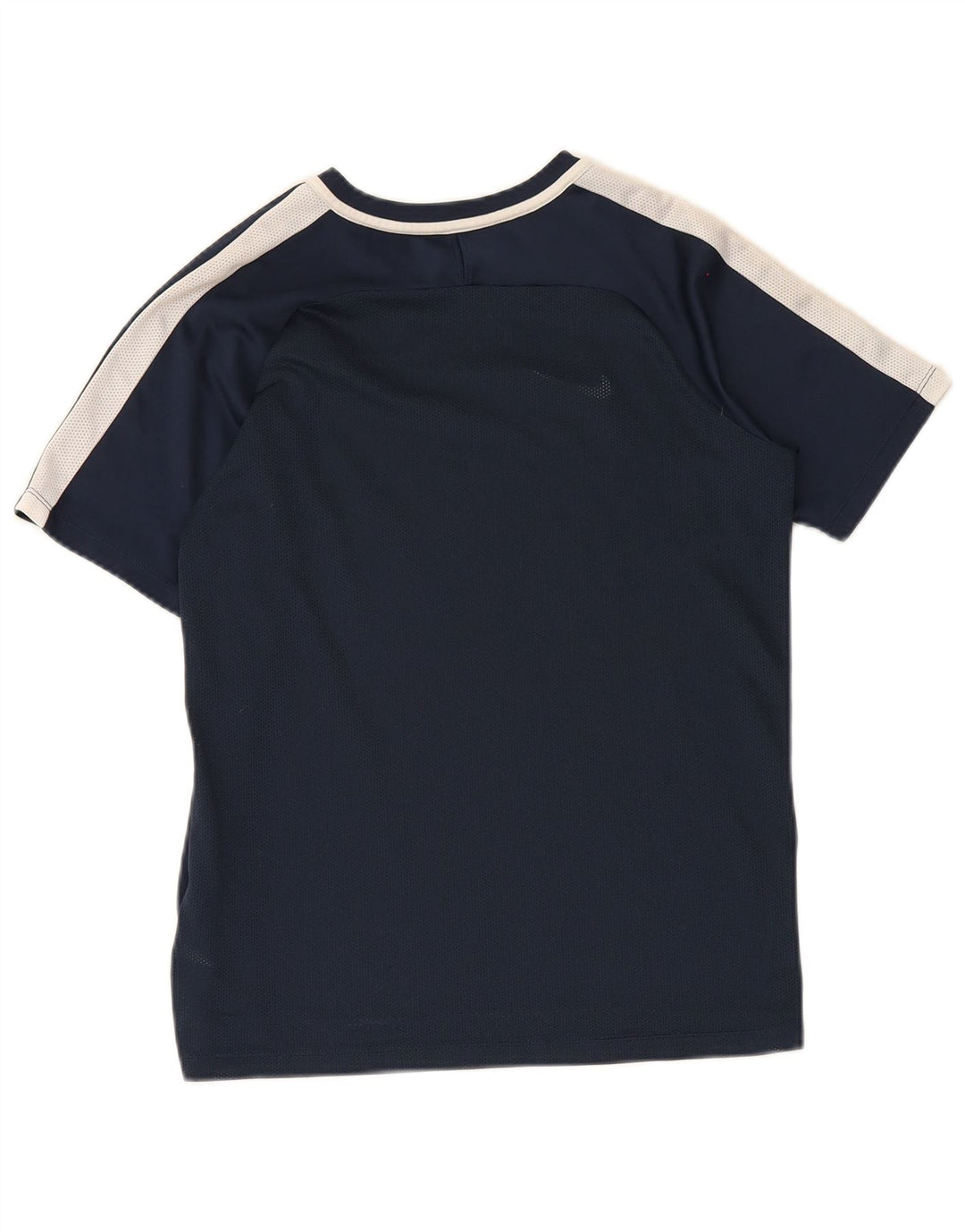 Nike drenge Dri Fit T-shirt top 13-14 år marineblå colourblock polyester