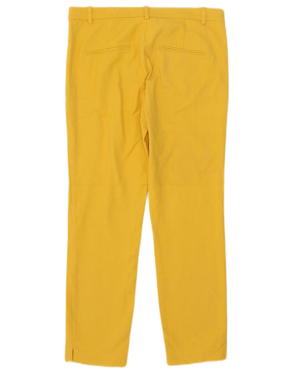 Zara Womens Slim Suit Trousers EU 38 Small W28 L25 Yellow