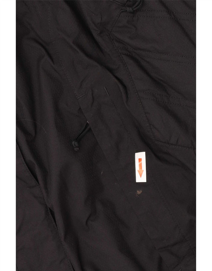 The North Face Dame Hooded Windbreaker Jacket UK 14 Medium Black Nylon