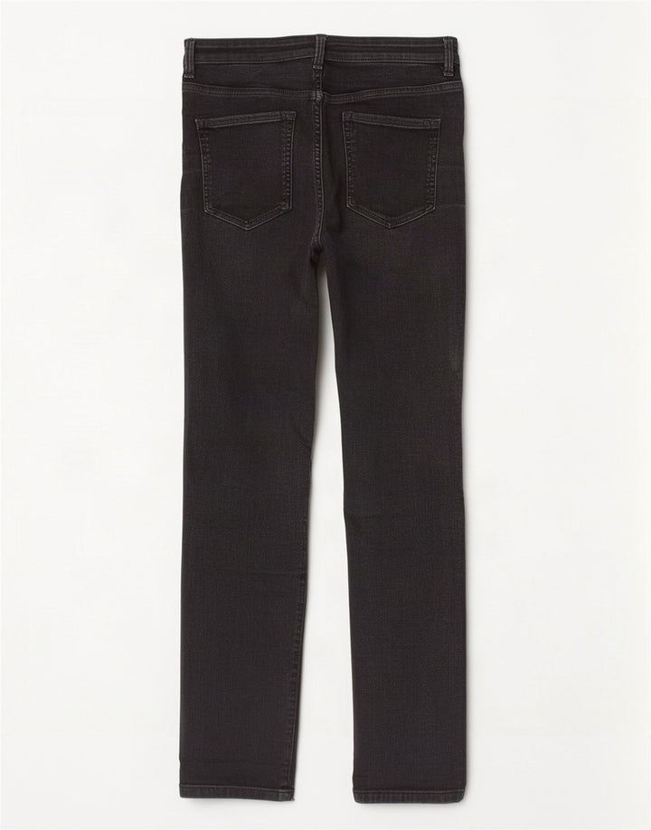 Marks & Spencer Womens The Sienna Straight Jeans UK 12 Medium W32 L30 Black
