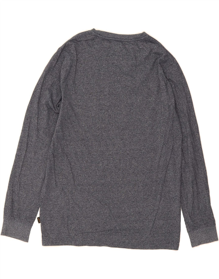 LEE Mens Top Long Sleeve Medium Navy Blue Cotton Vintage Lee and Second-Hand Lee from Messina Hembry 