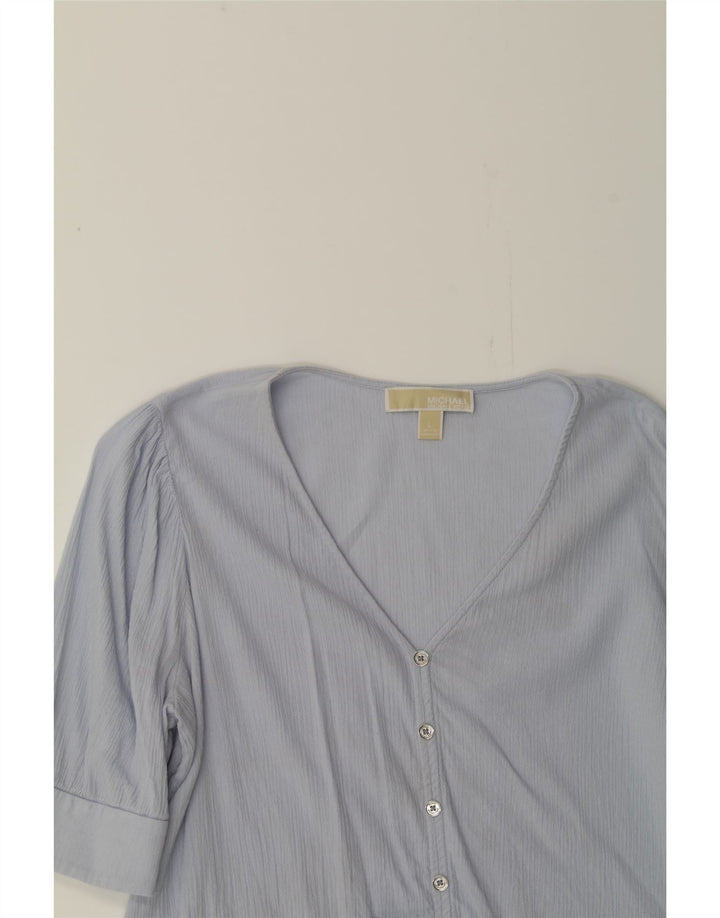 MICHAEL KORS Womens Blouse Top UK 16 Large Blue Vintage Michael Kors and Second-Hand Michael Kors from Messina Hembry 
