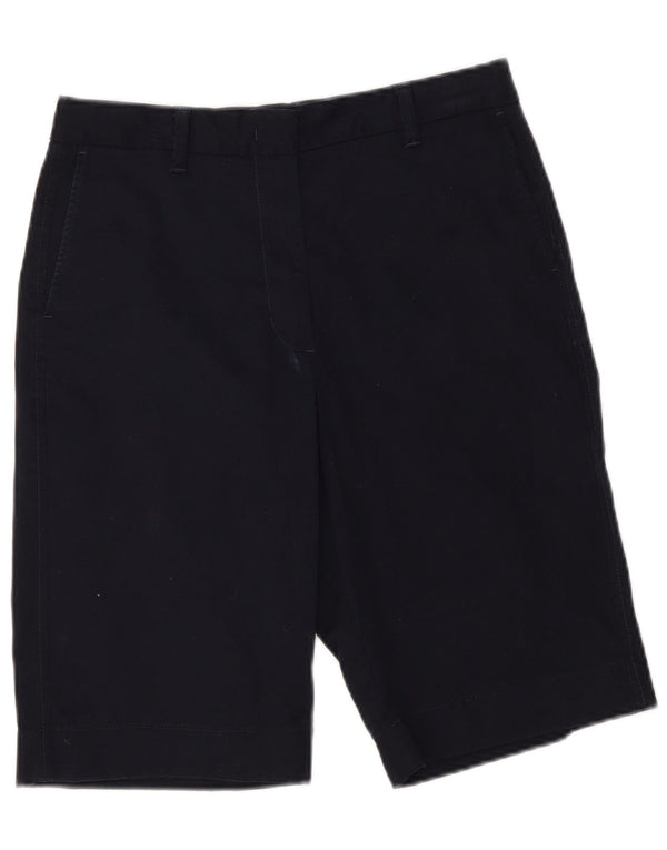 Marks & Spencer Chino-shorts til kvinder UK 10 Small W30 Marineblå Bomuld