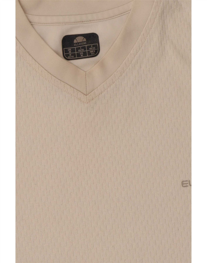 Ellesse Herre T-Shirt Top Medium Hvid Polyester