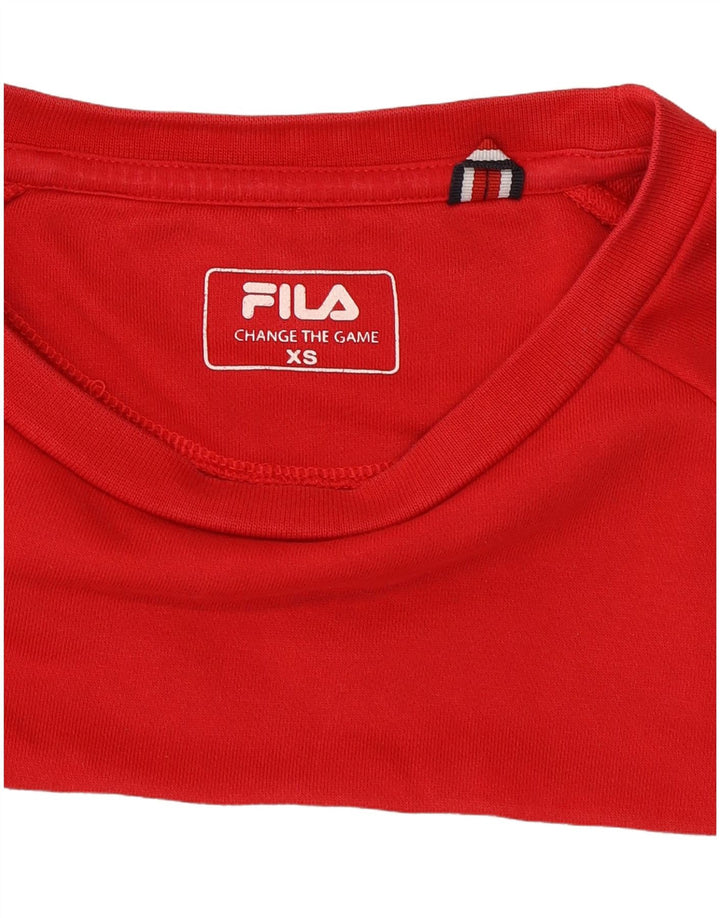 Fila Dame Oversized Sweatshirt Jumper UK 6 XS Flerfarvet Colourblock
