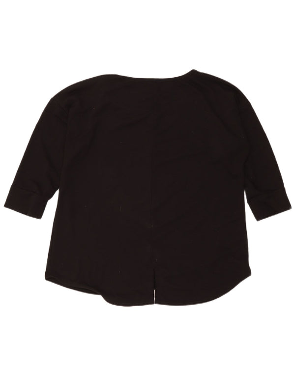 St John's Bay Dame Top 3/4 ærmer UK 18 XL Sort Polyester