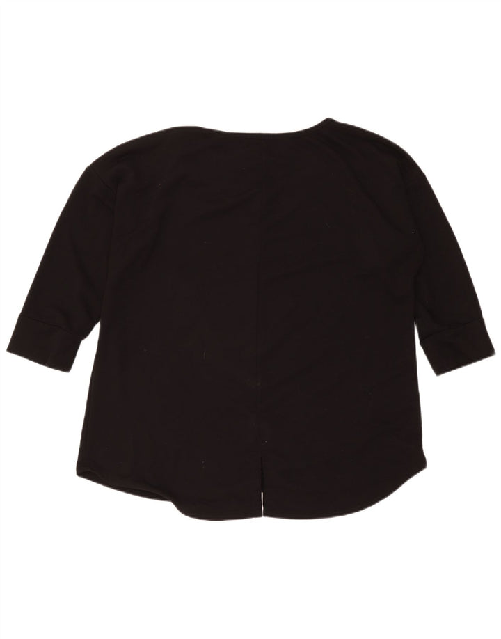 St John's Bay Dame Top 3/4 ærmer UK 18 XL Sort Polyester